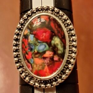 SIZE 8.5 NWOT multi colored ring